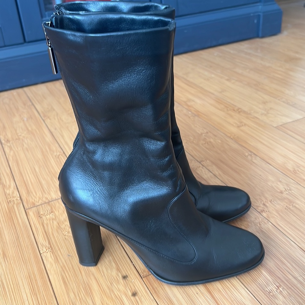MaxMara Adela calfskin ankle boots